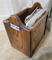 Wooden Magazine Box