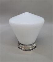 MCM Milk Glass Ceiling Light Globe