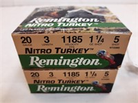 Remington Nitro Turkey 20ga 3" 1 1/4 oz 5 shot sh