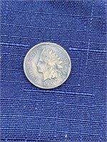 1906 Indian head penny coin