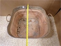Vintage Galvanized Wash Tub with handles