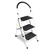 ZOOMIFY 3 Step Ladder 400lbs Capacity