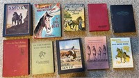 Box Lot of 10 Vintage Horse Related Books