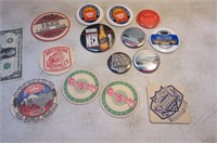 10 assorted Alcohol Buttons~Advertising