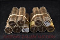 (10) Rolls Lincoln Cents: