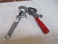 2 Vintage Ice Cream Scoops