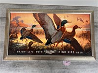 Reproduction Miller High Life Duck Bar art