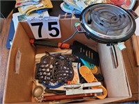 Box of Kitchen Items ~ Hot Pads ~ Trivets ~ Timer