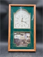 Clock w/Fishing Picture on it