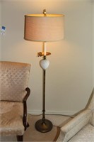 Vintage Milkglass Floor Lamp