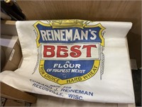 reineman’s best Reedsville Wisconsin flour bag