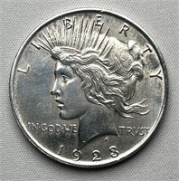 1923 Peace Silver Dollar, US $1, Polished