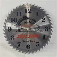 Skilsaw shop clock, untested