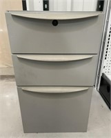 Three Drawer Metal Filing Cabinet