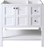 VirtuUSA Winterfell Bathroom Vanity | 36" | White