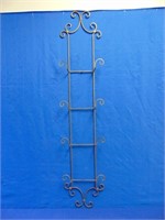 Metal Wall Display Rack 12" W X 55" H