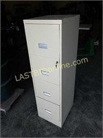 Metal 4 drawer File Cabinet with Key