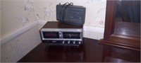 Vintage Zenith Alarm Clock Radio + GE Radio