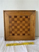 Beautiful Vintage Hand Crafted Checker Board