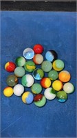 25 patch type marbles mint condition