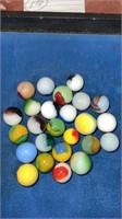 25 patch type marbles mint condition