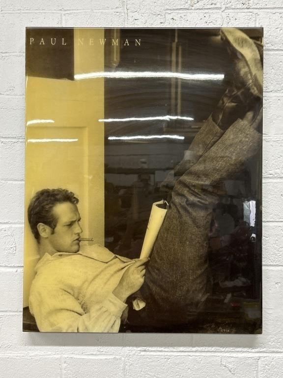 Paul Newman Photo on Wood Frame