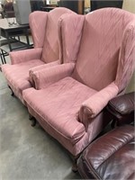 PR QUEEN ANNE WING BACK CHAIRS