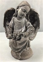 Stone angel statue