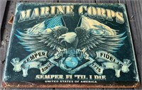 Marine Corps Modern Metal Sign