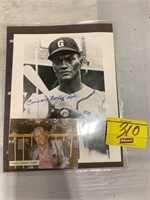 COWAN "BUBBA" HYDE SIGNED NEGRO LEAGUE PHOTO W/