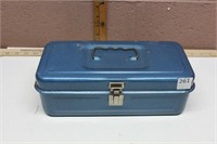 Blue MEtal Tool Box
