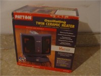 Small Twin Ceramic Heater