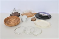 Lazy Susan, Covered Cheese Boards, Assorted