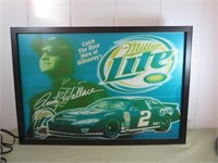 Miller Lite Rusty Wallace Lighted Sign