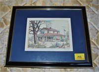 Framed Don Lay Print of Brady's General Store -