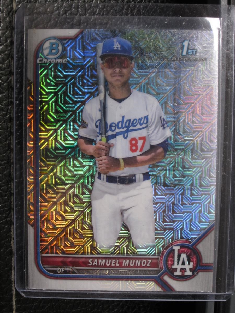 2022 BOWMAN SAMUEL MUNOZ MOJO REF 1ST RC