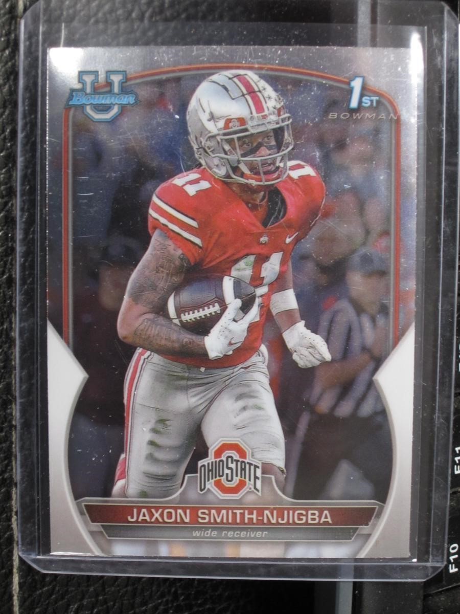 2022 BCU JAXON SMITH-NJIGBA 1ST ROOKIE CARD