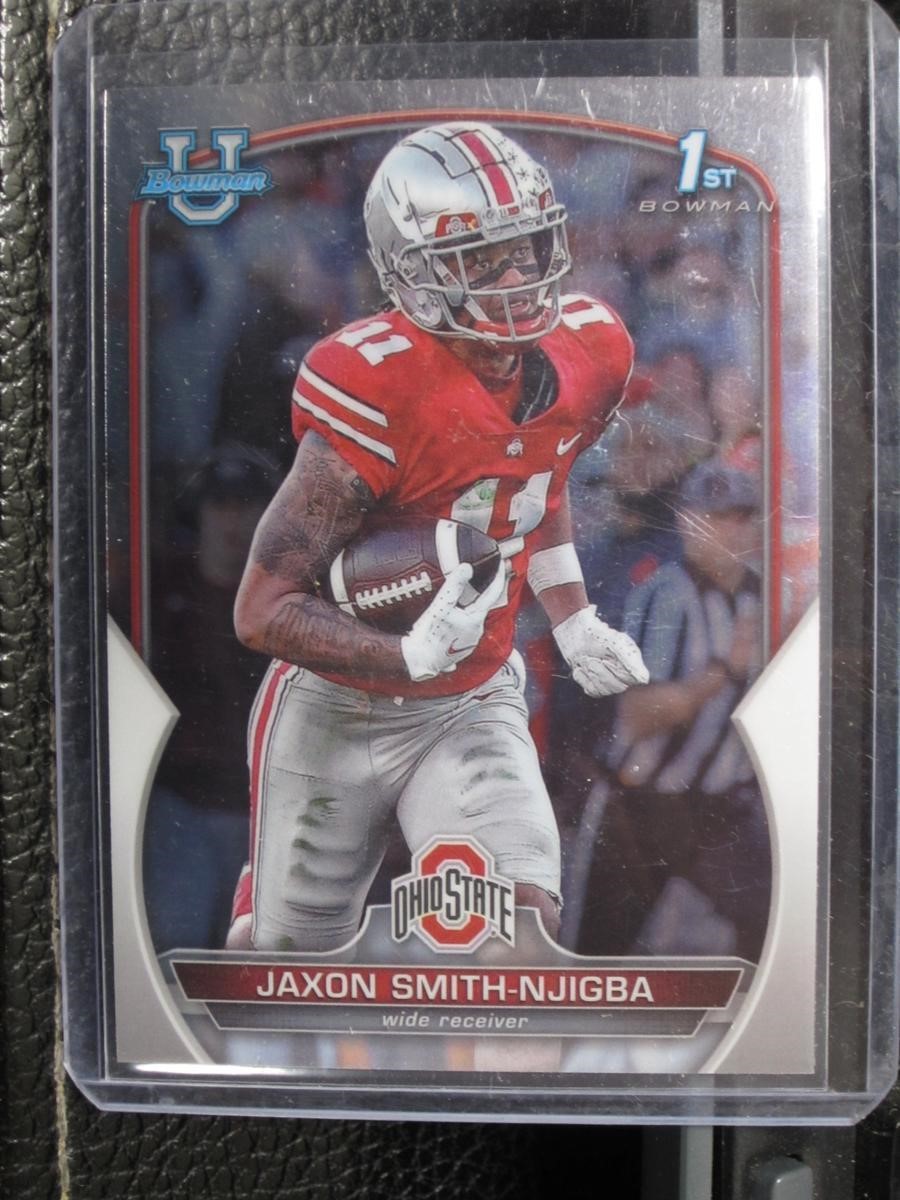 2022 BCU JAXON SMITH-NJIGBA 1ST ROOKIE CARD