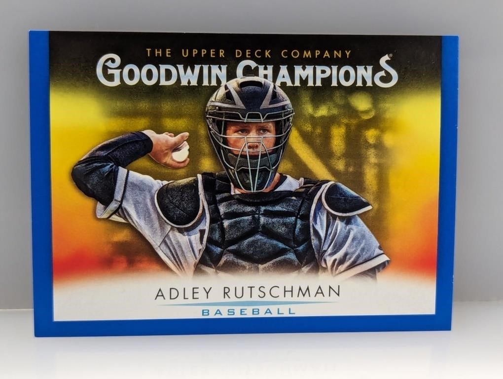 2021 UD Goodwin Champions Adley Rutschman Blue #63