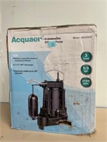 Acquaer 1/3 HP Submersible Sewage/Effluent Pump 36