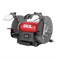 SKIL 3.0 Amp 8 In. Bench Grinder with Built-in Wat