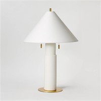 26 x17 5  Ceramic Table Lamp with Tapered Shade