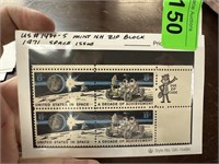 1434-5 MINT NH STAMP BLOCK 1971 SPACE ISSUE