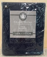 Grand Hotel Cotton Twin Blanket