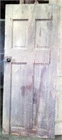 Wood Door, 4 Pane