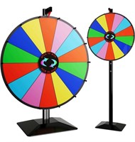 24 Inch Dual Use Spinning Prize Wheel