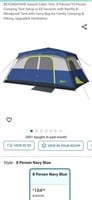 NEW 8 Person Instant Cabin Tent, Blue