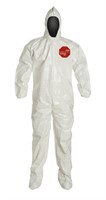 Case of 12 DuPont 2X White Tychem 4000 Coveralls