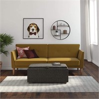 Novogratz Regal Futon, Mustard