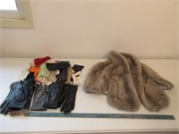 Fur Cape, Gloves